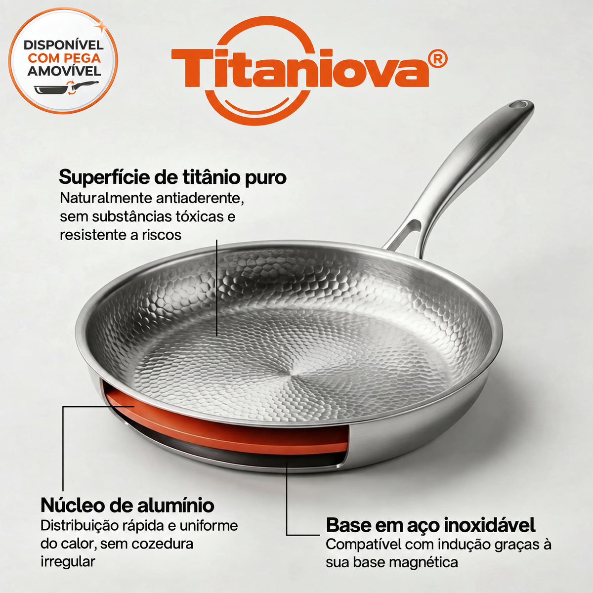 ¿Es segura la sartén de titanio? De qué está hecha y qué comprobar